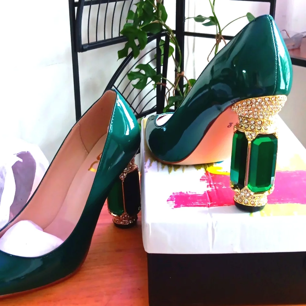 FSJ Pumps Comes With Dust Bags Size 8.5 NIB - Picture 3 of 4